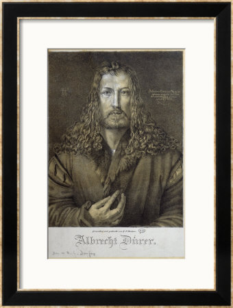Self Portrait Aged 28, 1500 by Albrecht Dürer Pricing Limited Edition Print image