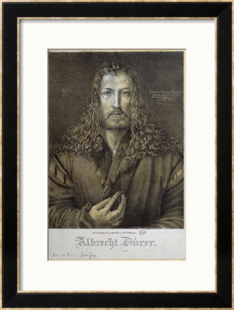 Self Portrait Aged 28, 1500 by Albrecht Durer Pricing Limited Edition Print image