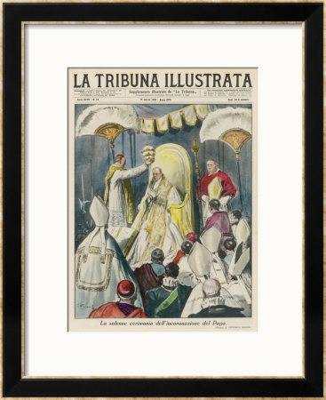 Pius Xii Is Crowned As The New Pope by Vittorio Pisani Pricing Limited Edition Print image