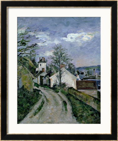 Doctor Gachet's House At Auvers, Circa 1873 by Paul Cezanne Pricing Limited Edition Print image