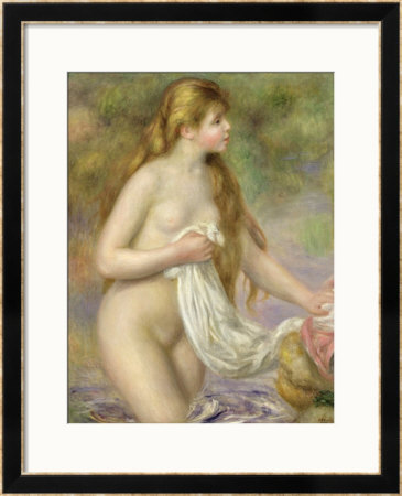 Bather With Long Hair, Circa 1895 by Pierre-Auguste Renoir Pricing Limited Edition Print image