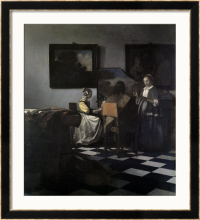 The Concert by Jan Vermeer Pricing Limited Edition Print image