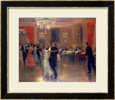 At The Ball by Frederick Vezin Pricing Limited Edition Print image