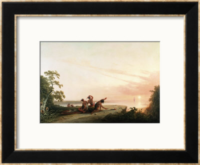 The First Ship by Thomas Jones Barker Pricing Limited Edition Print image