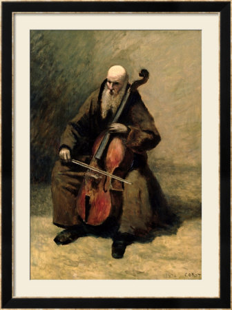 The Monk, 1874 by Jean-Baptiste-Camille Corot Pricing Limited Edition Print image