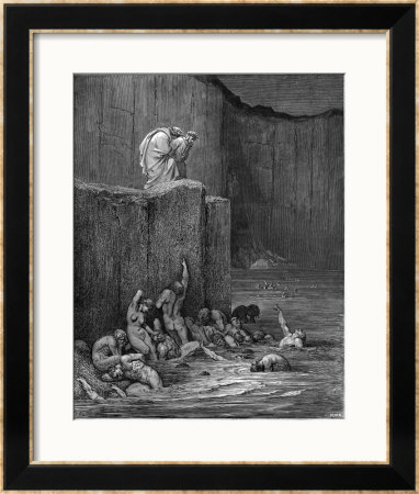 Virgil And Dante Contemplate Some Of The Damned by Gustave Doré Pricing Limited Edition Print image