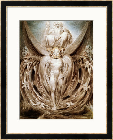 The Whirlwind: Ezekiel's Vision by William Blake Pricing Limited Edition Print image