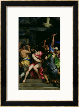 The Crowning With Thorns, 1540-42 by Titian (Tiziano Vecelli) Pricing Limited Edition Print image