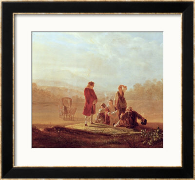 Voltaire With Peasants by Gruber Or Grueber Pricing Limited Edition Print image