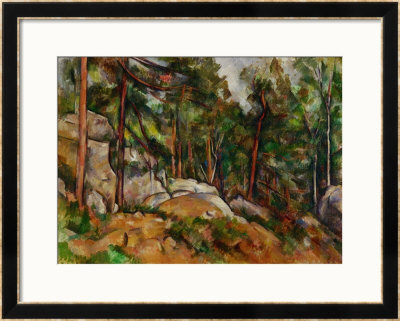 The Rocks In The Park Of The Chateau Noir, 1898-1899 by Paul Cézanne Pricing Limited Edition Print image