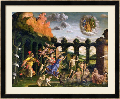 Minerva Chasing The Vices From The Garden Of Virtue by Andrea Mantegna Pricing Limited Edition Print image