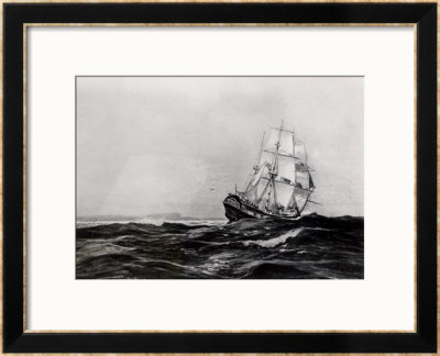 The Endeavour At Sea, 1900 by Percy F.S. Spence Pricing Limited Edition Print image