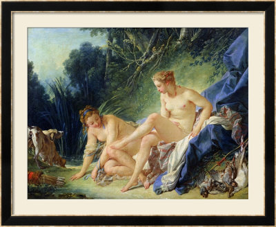 Diana Getting Out Of Her Bath, 1742 by Francois Boucher Pricing Limited Edition Print image