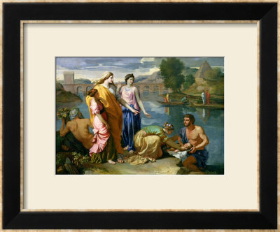 The Finding Of Moses, 1638 by Nicolas Poussin Pricing Limited Edition Print image