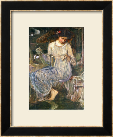 The Necklace by John William Waterhouse Pricing Limited Edition Print image