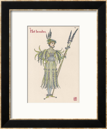 Lavender Personified by Walter Crane Pricing Limited Edition Print image