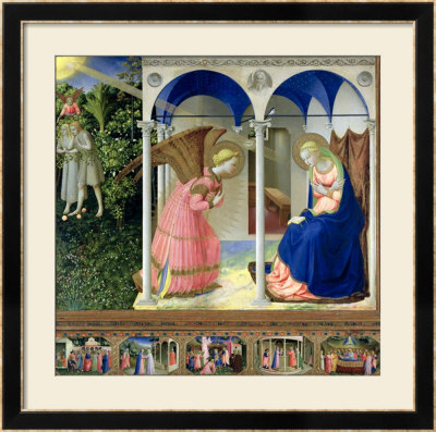 The Annunciation, Circa 1430-32 by Fra Angelico Pricing Limited Edition Print image