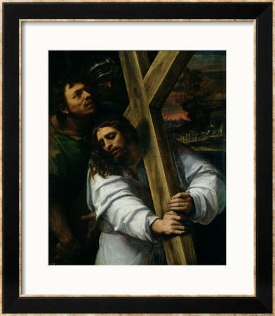 Jesus Carrying The Cross, Circa 1535 by Sebastiano Del Piombo Pricing Limited Edition Print image