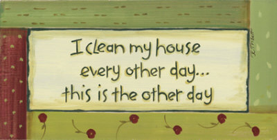 I Clean My House by Karen Tribett Pricing Limited Edition Print image