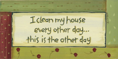I Clean My House by Karen Tribett Pricing Limited Edition Print image