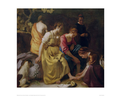 Diana And Her Companions by Johannes Vermeer Pricing Limited Edition Print image