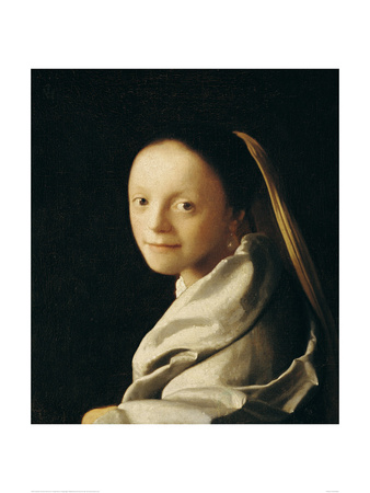 Portrait Of A Young Woman by Johannes Vermeer Pricing Limited Edition Print image