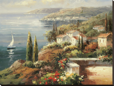 Mediterranean Vista by Peter Bell Pricing Limited Edition Print image