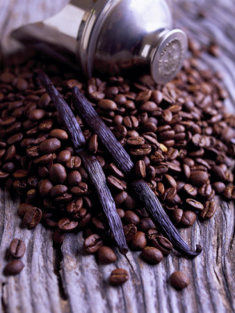 Still Life With Coffee Beans And Vanilla Pods by Jorn Rynio Pricing Limited Edition Print image