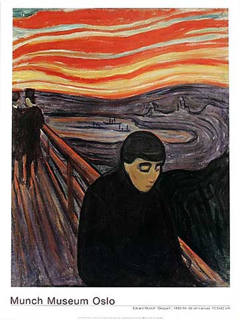Despair, 1893-94 by Edvard Munch Pricing Limited Edition Print image