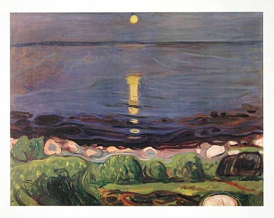 Sommernacht Am Strand by Edvard Munch Pricing Limited Edition Print image
