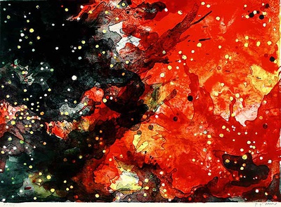 Cosmos Ii (Rot) by Bernd Zimmer Pricing Limited Edition Print image