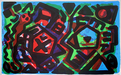2 Wege - 2 Probleme by A. R. Penck Pricing Limited Edition Print image