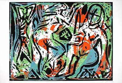 Ohne Titel by A. R. Penck Pricing Limited Edition Print image