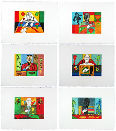 Mathematica (Mappe Mit 6 Blattern) by Mimmo Paladino Pricing Limited Edition Print image