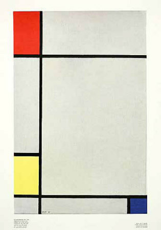 Composition In Red,Yellow And Blue, C.1927 by Piet Mondrian Pricing Limited Edition Print image