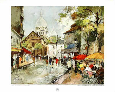 Montmartre by Fernand Claver Pricing Limited Edition Print image