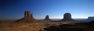 West And East Mitten And Merrick Buttes by Walter Bibikow Pricing Limited Edition Print image