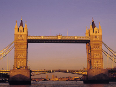 Tower Bridge At Sunset, London, England by Mick Roessler Pricing Limited Edition Print image