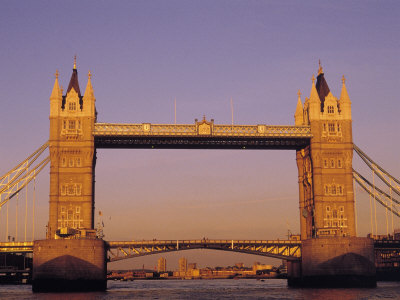 Tower Bridge At Sunset, London, England by Mick Roessler Pricing Limited Edition Print image
