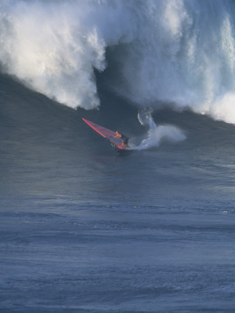 Surfing, North Shore, Maui, Hi by Eric Sanford Pricing Limited Edition Print image