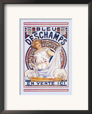 Bleu Deschamps En Vente Ici by Alphonse Mucha Pricing Limited Edition Print image