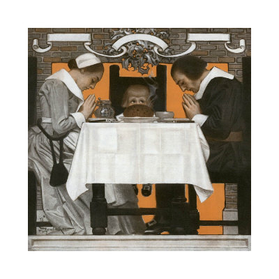 Christmas Dinner, C.1905 by Joseph Christian Leyendecker Pricing Limited Edition Print image