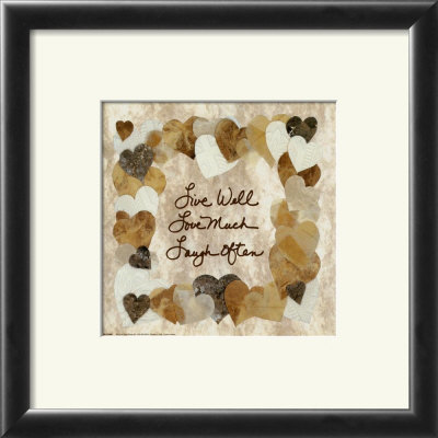 Live Well, Love Much, Laugh Often by Lauren Hallam Pricing Limited Edition Print image