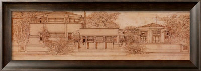 The Oak Park Studio by Frank Lloyd Wright Pricing Limited Edition Print image