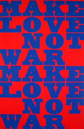 Make Love Not War by Robert Indiana Pricing Limited Edition Print image