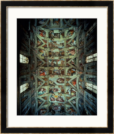 Sistine Chapel Ceiling, 1508-12 by Michelangelo Buonarroti Pricing Limited Edition Print image