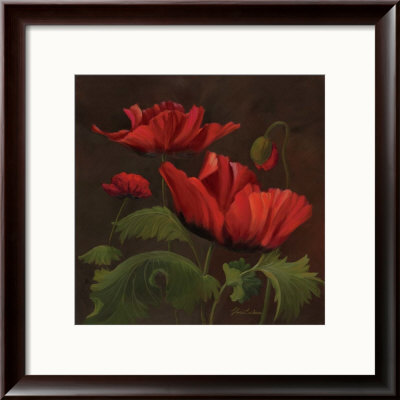 Vibrant Red Poppies Ii by Gloria Eriksen Pricing Limited Edition Print image