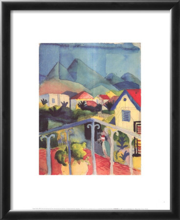 Saint-German, Near Tunis by Auguste Macke Pricing Limited Edition Print image