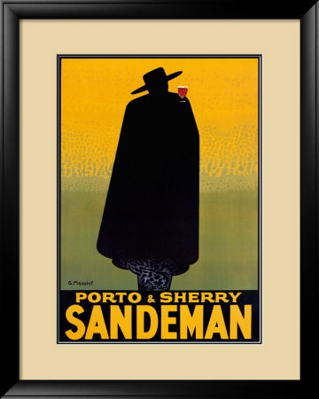 Porto And Sherry Sandeman, 1931 by Georges Massiot Pricing Limited Edition Print image