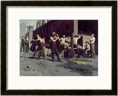 The Ironworkers' Noontime by Thomas Pollock Anshutz Pricing Limited Edition Print image